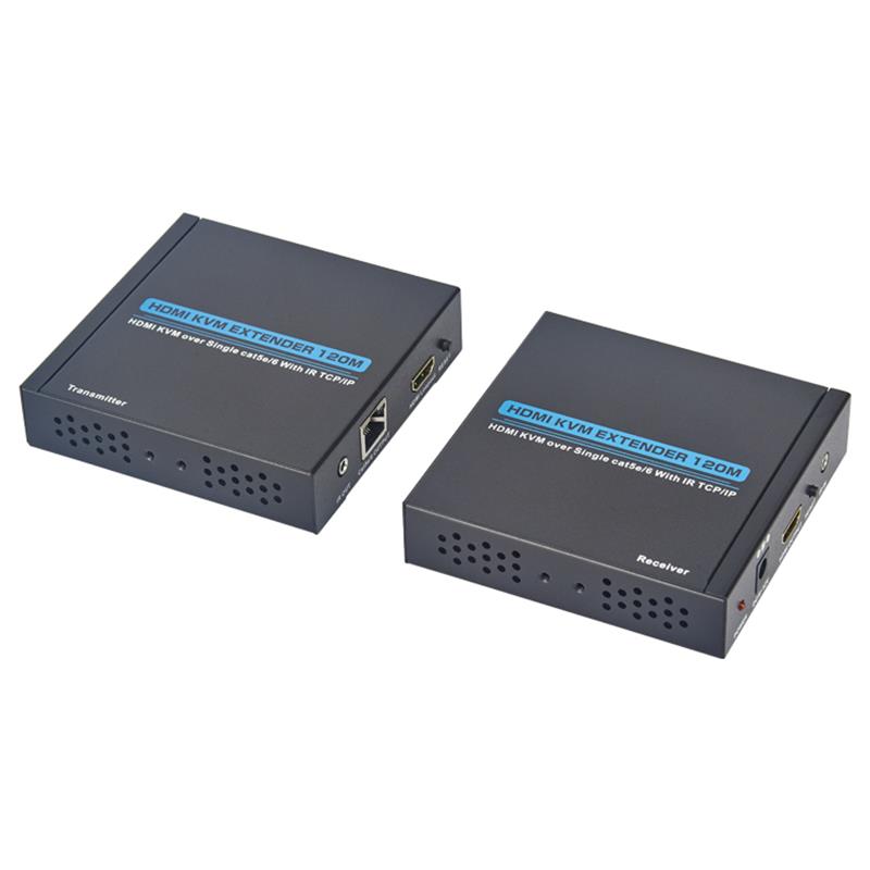 Przedłużacz KVM HDMI 100m przez pojedynczy cat5e / 6 Obsługa Full HD 1080P TCP / IP