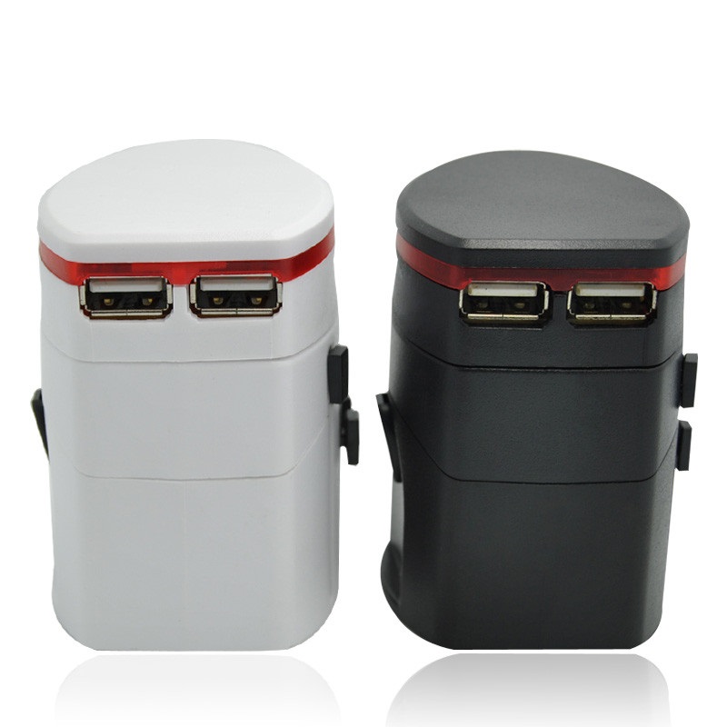 Christmas Gifts Universal Travel Adapter with 2 usb Best Saleng Premium for Traveling Gift