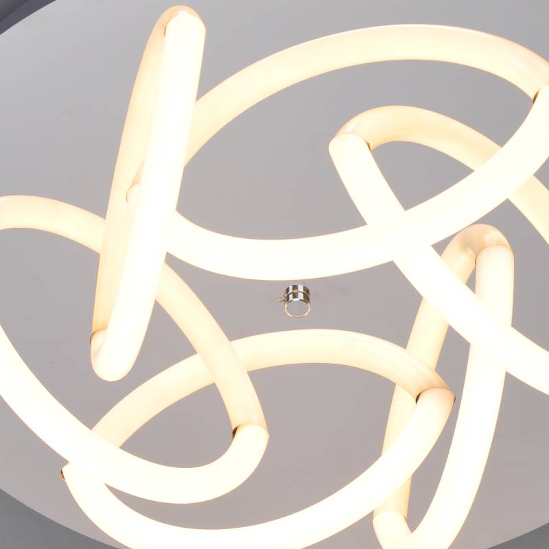 Lampa sufitowa LED z łukową akrylową rurką