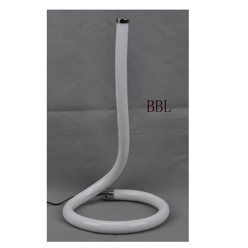 Lampa stołowa LED z rurką akrylową i bez cienia