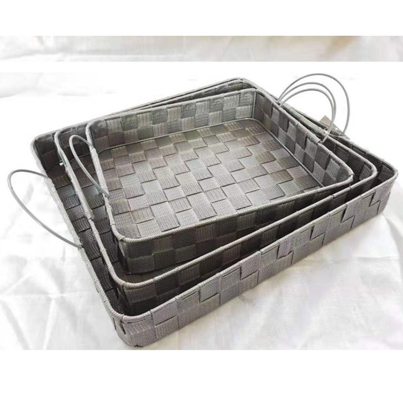 Ręcznie robiona półka z tkaniny polipropylenowej