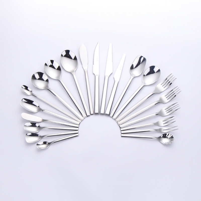 piękny projekt 21pcs metalowe sztućce bankietowe