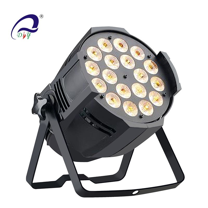 PL43 18pcs*5in1 RGBWA LED Aluminium Par Can DJ Light