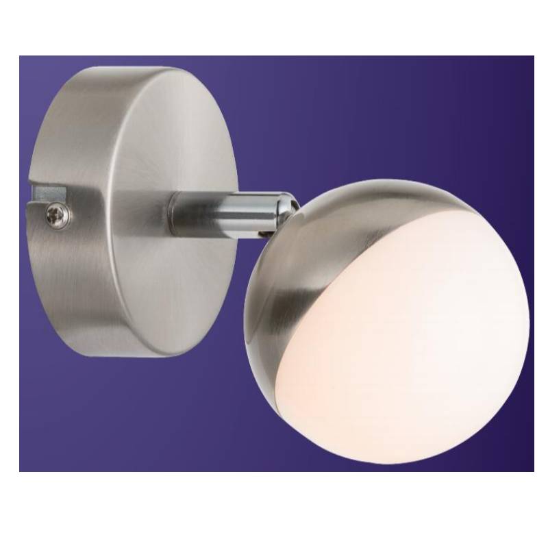 Wysokonapięciowy LED spot light-1, półsferowy odcień z tworzywa sztucznego