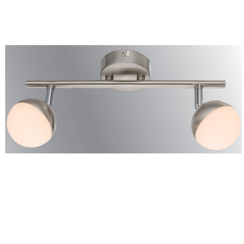 Wysokonapięciowe oświetlenie punktowe LED-2, z plastikowym kloszem w kształcie półkuli