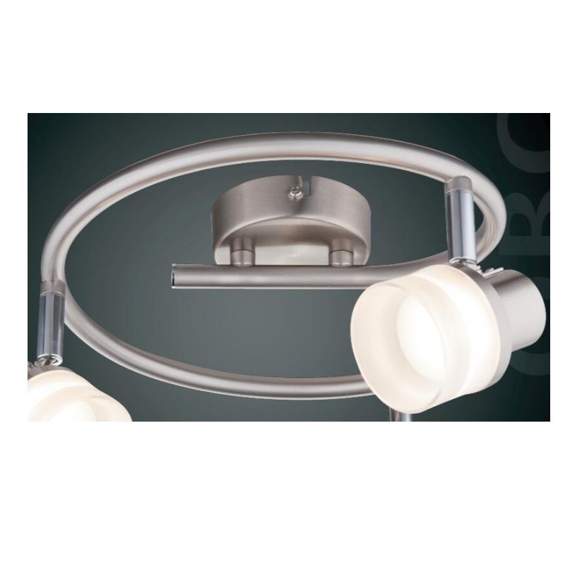 Oświetlenie punktowe LED wysokiego napięcia-3, z kloszem z tworzywa sztucznego w kształcie walca