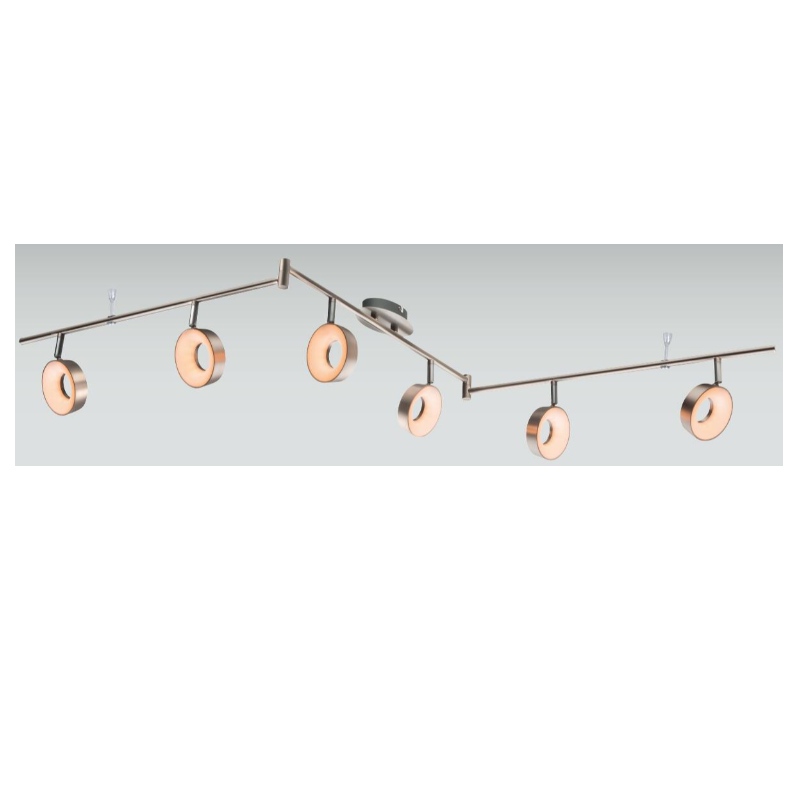 Wysokie napięcie LED spot light-6, z okrągłym plastykowym odcieniem