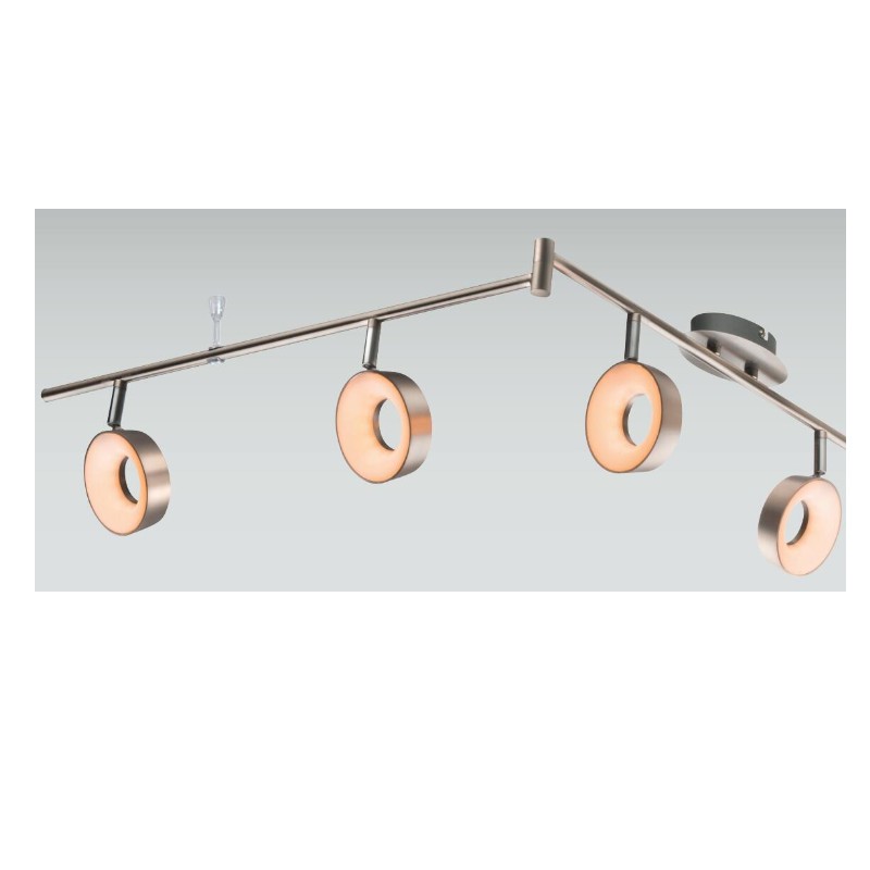 Wysokie napięcie LED spot light-6, z okrągłym plastykowym odcieniem