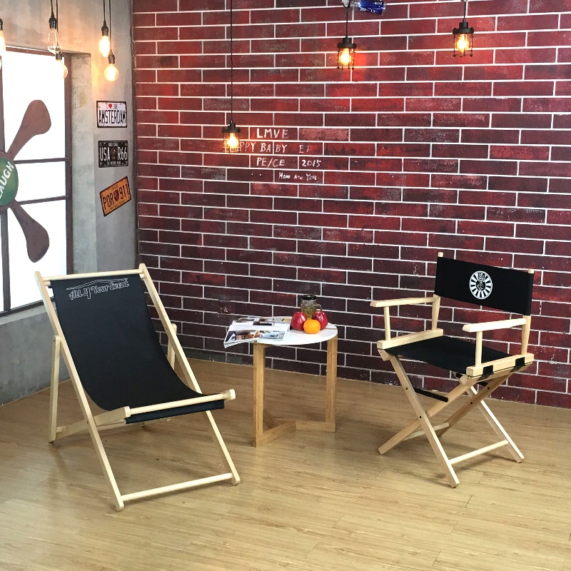 Ciesz się wolnym czasem z drewnianym krzesłem plażowym