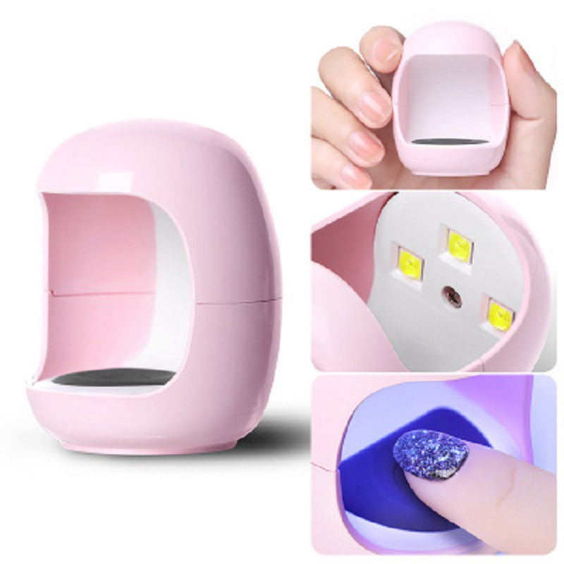 3 W UV USB Suszarka do paznokci Żel do utwardzania paznokci 30s Szybki kształt jajka Lampa LED do suszenia paznokci bez kabla do chrodzenia do salonu paznokci