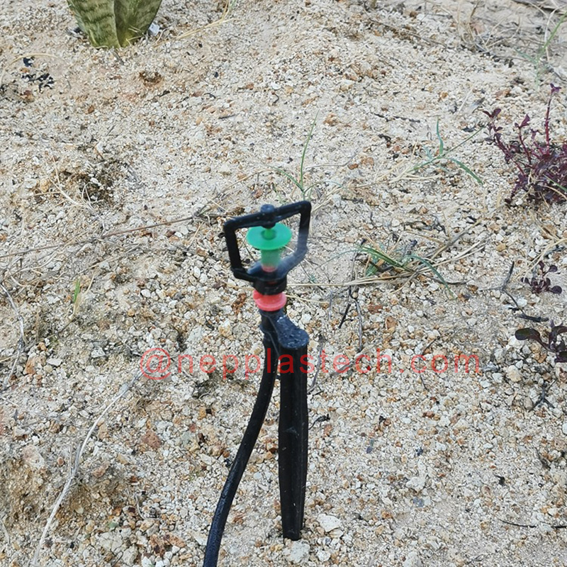 akcesoria do systemu nawadniania słonecznego 15 mm do 60 mm czarne dysze zraszające