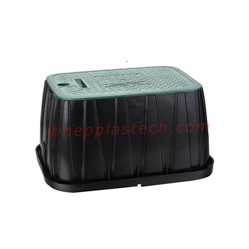 krajobrazowy system automatycznego nawadniania słonecznego 6 10 12 cali plastikowy zawór i pudełko z wodomierzem