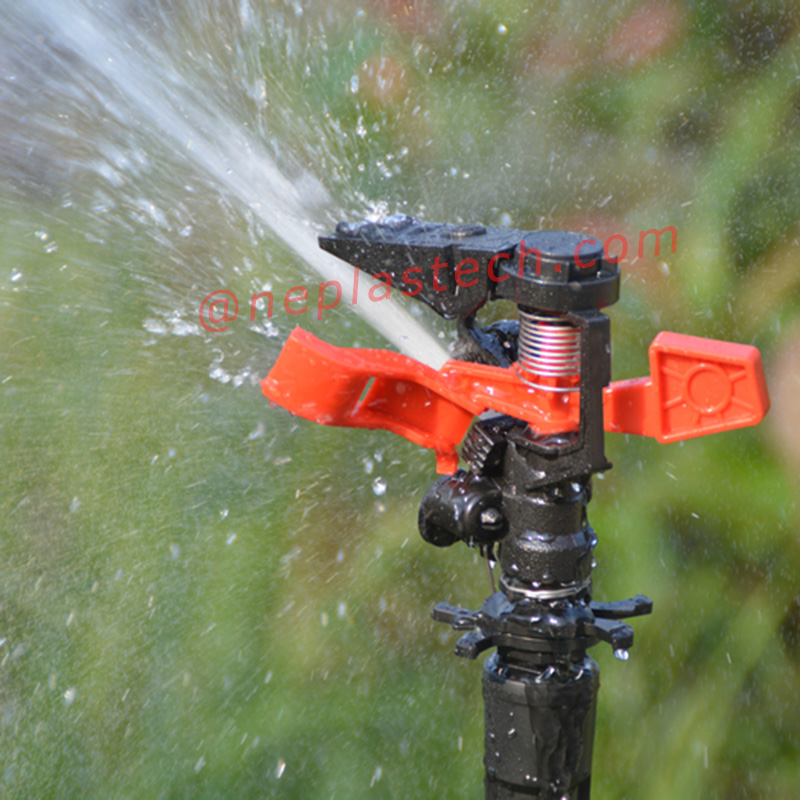 regulacja odległości i regulacja kąta oprysku Impuls ogrodowy z tworzywa sztucznego Ogród zraszający Zraszacze