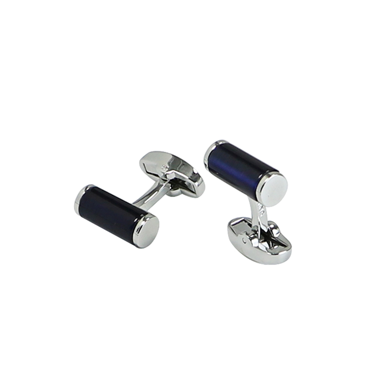 Błękitny Kot's Eye Unique Cuff Links