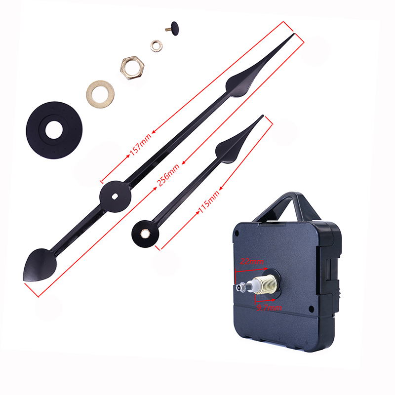 HR1688 15mm kwarcowa maszyna zegarowa i aluminiowe wskazówki zegarowe