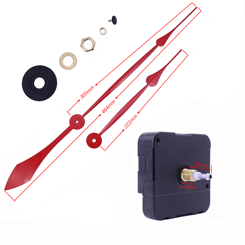 HR1688 Mechanizm zegarowy I z wysokim momentem obrotowym 17 mm i serpentynowe wskazówki zegarowe