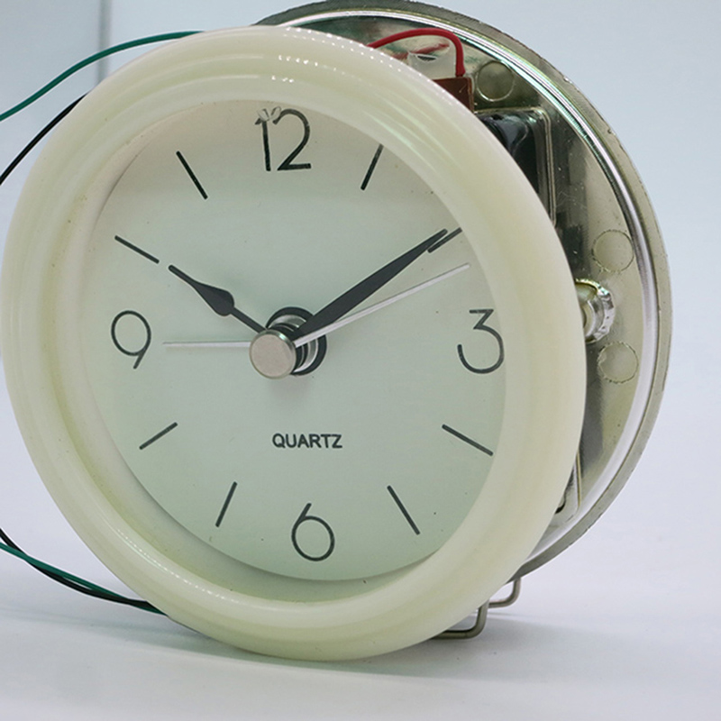 średnica 76mm oryginalna beżowa wkładka do zegara ściennego