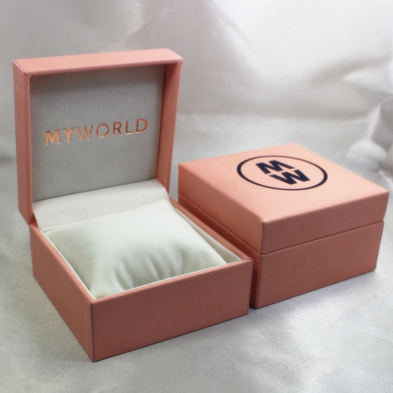 Element V-05 prostokątny Plastic Leatherette Papierowe pudełko do zegarka.Mmm.100*100*60, wagi 194g