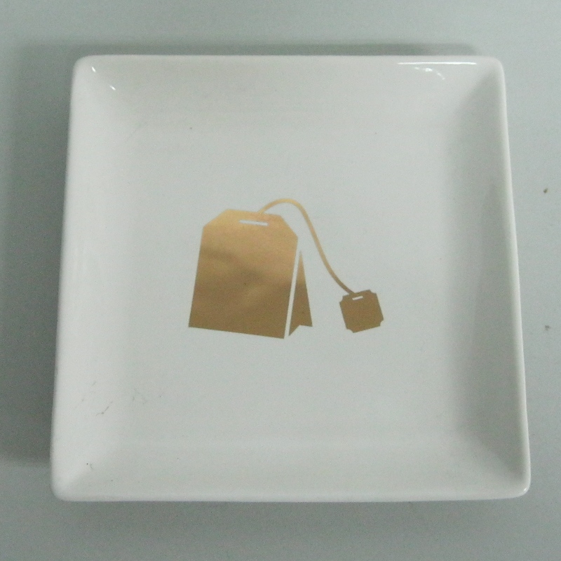 Ceramiczna Tablica Kawa z talerzem derokacji talerzem jadalnym