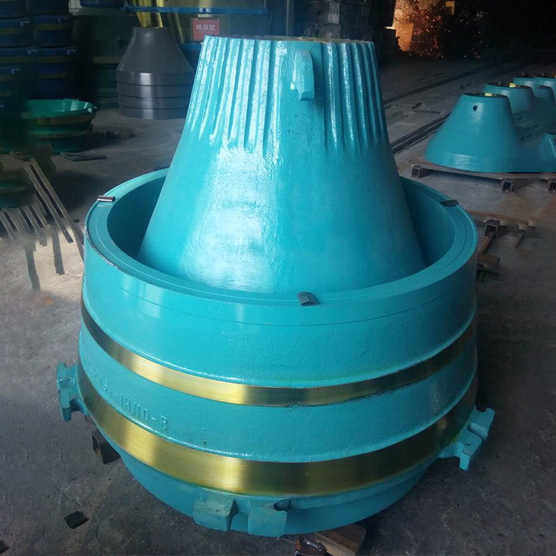 Sandvik CH440 \/ CH430 \/ Metso GP300S Bowl Liner i płaszcz Mn18cr2 z Molly, Barmac 9100SE VSI Parts do kamieniołomu Fujerah, ZEA.