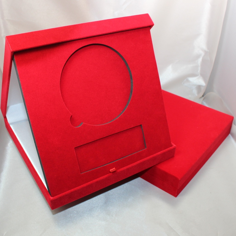 Punkt V-23L kwadratowe pudełko flanelette dla 150*150mm mutile monety, medale i odznaki, itp. mm.192*192*40, wagi około 335g