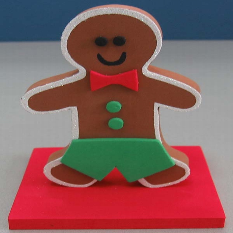 Foam Xmas man Piam Santa Claus Piam Gingerbread man