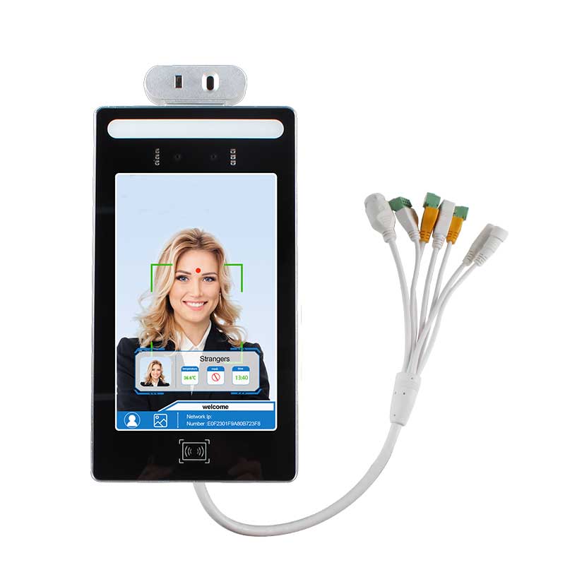 8-calowy tablet do rozpoznawania twarzy z tabletem z termometrem na podczerwień