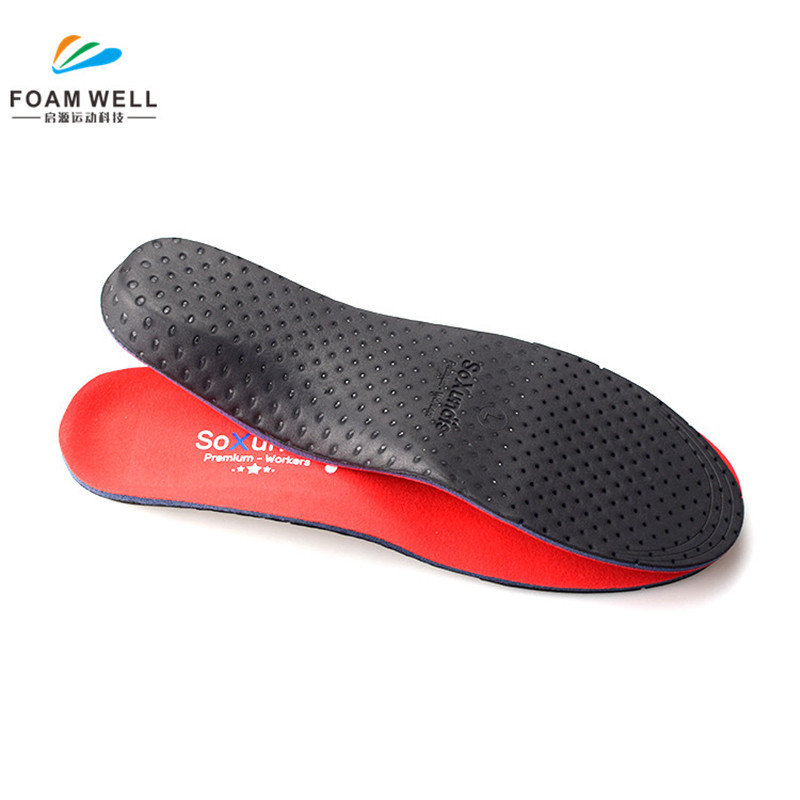 Gorąca sprzedaż PU Foam EVA But Inserts for Plantar Fasitis Flat Foot High Arch Support Orhotics Insole