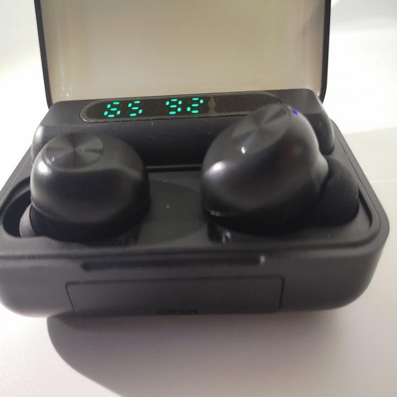 Bezprzewodowe słuchawki TWS F9 z etui ładującym Power Bank słuchawki douszne Stereo auriculares Zestaw słuchawkowy Bluetooth