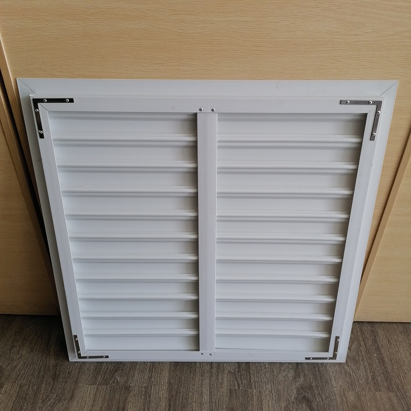 PVC żaluzje okienne do bezprzewodowej wentylacji ze stali szklanej wentylatory wydechowe ze stali