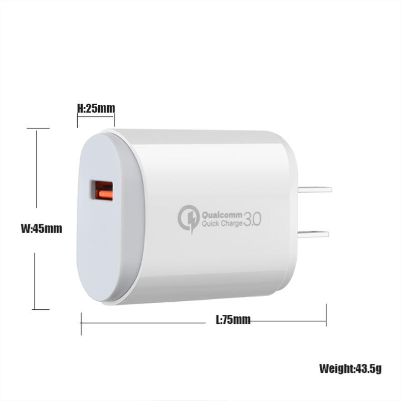 Unijne/US/UK PD 18W 3.0 szybkie ładowanie USB C Szybkie ładowanie uniwersalne ładowarki przenośne ładowarki