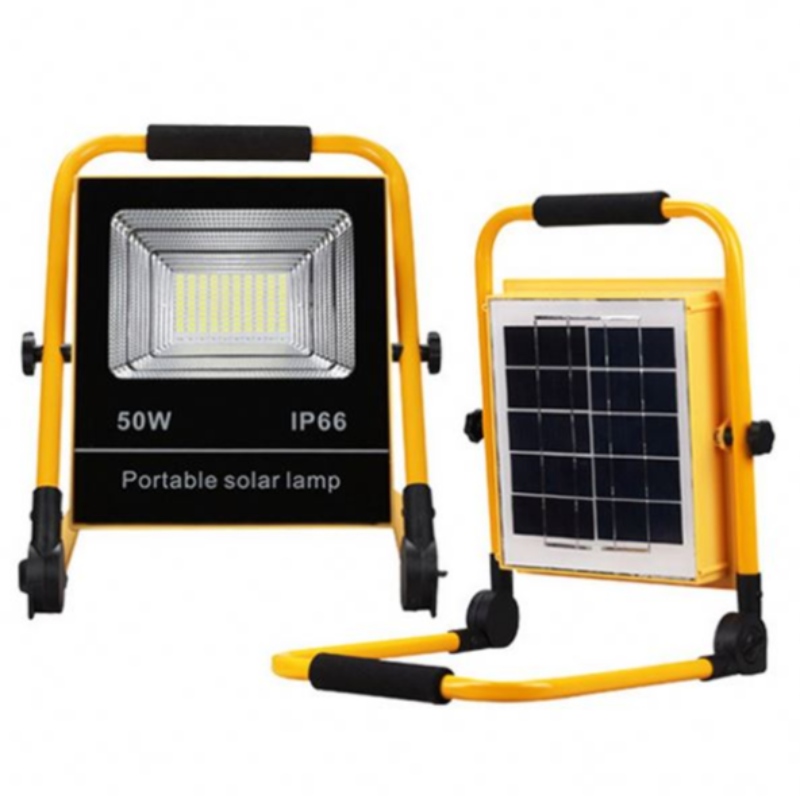 30w 50w 100w doładowywalna Solar LED Flood Light