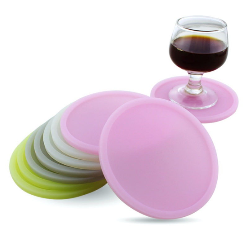 10 okrągłych podkładek świecących