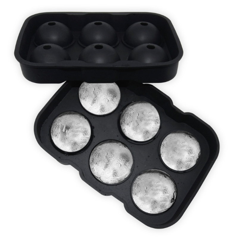 Specjalny model lodu na 10-kolorową whisky punktową, 6-dołkową formę do hokeja na lodzie, okrągłą wodoodporną kostkarkę do lodu