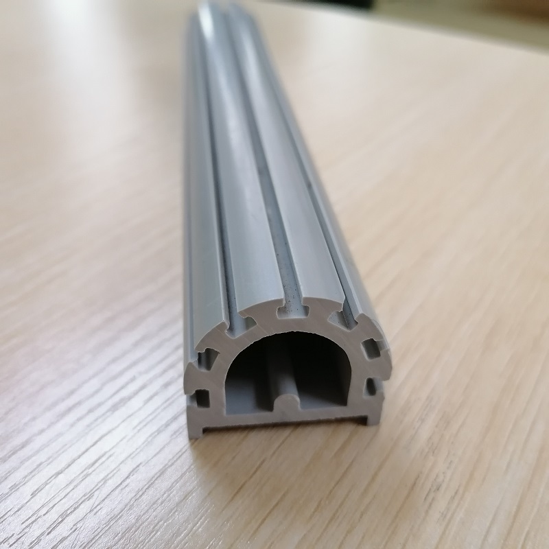 Niestandardowy niestandardowy profil PCV profil przemysłowy PCV profil w kształcie litery D.