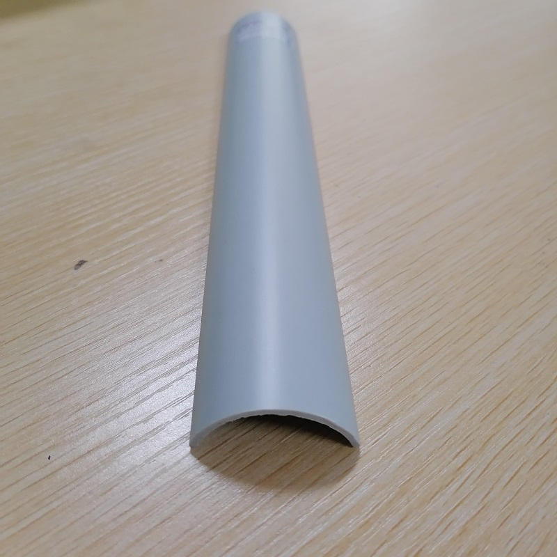 Półokrągła listwa z PCV z kanałem PCV Profil wytłaczany z PVC do ochrony krawędzi