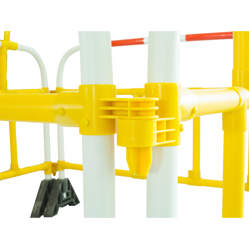 Plastikowe bariery kontrolne tłumu koszt producent barykad z rur pcv 1,5 m barier kontroli ruchu w magazynie z Chin