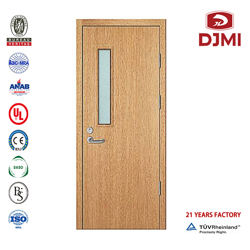 Tanie lite fornirowane drewniane drzwi wyjściowe 2-godzinne drzwi przeciwpożarowe Indywidualne odporne ognioodporne drewniane drzwi Soild Wood Ognioodporne drewniane drzwi Chińska fabryka Mdf Flush Proof Commercial Door Wewnętrzne dr...