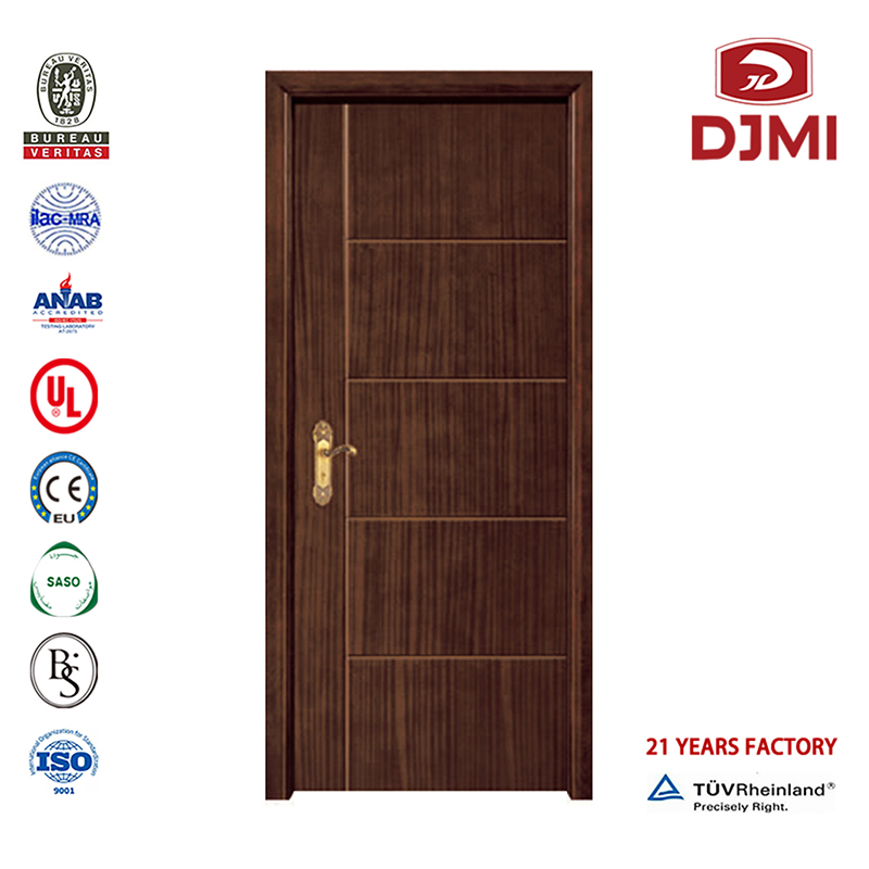 Tanie Drewniane Front Designs Solid Door Proste Drewniane Drzwi Indywidualne Drewniane Główny Teak Covering Designs Biały prosty uchwyt do drewnianych drzwi