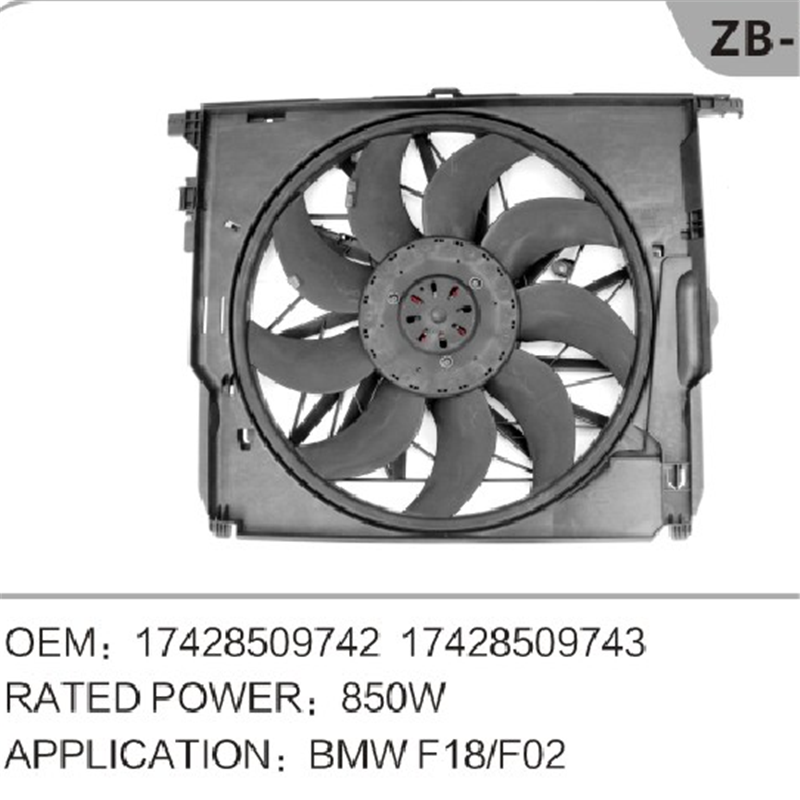 Wentylator chłodnicy silnika OEM 17428509742 dla BMW F02 F18