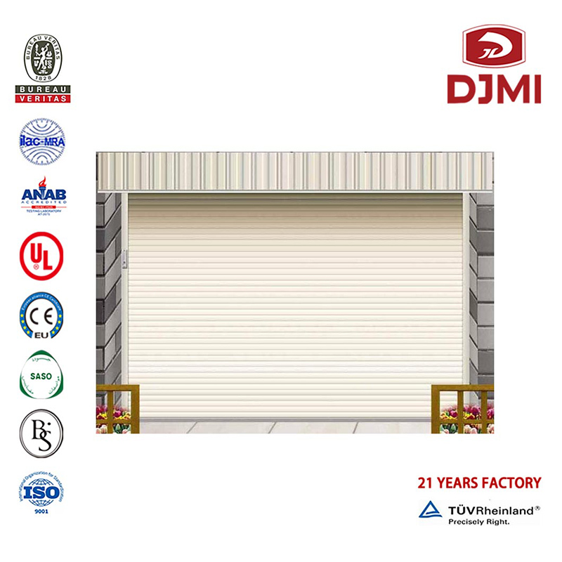 Multifunkcjonalne drzwi do toczenia aluminiowych cen komercyjnych drzwi garażowych Profesjonalny Electric Aluminum Roller Double Doors Residential Garage Doors New Design Double Layer Slat Aluminum Roller Metal Building