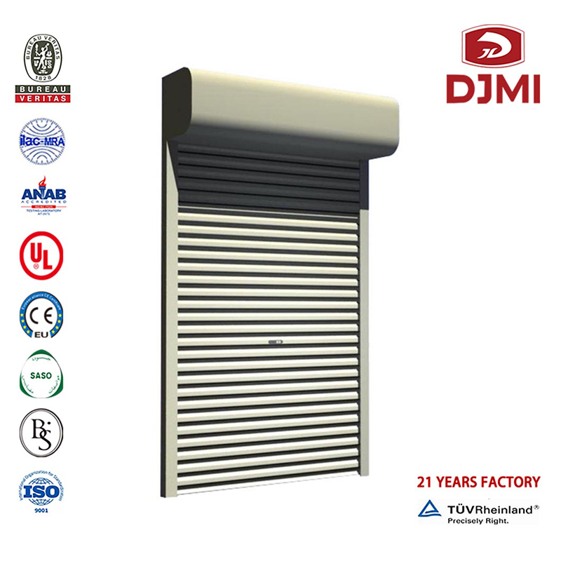 Profesjonalna fabryka Price Roller Doors wysuszony aluminiowy garaż Electric Roller New Design Termal Insulation Garage Door Brand New White Shutter Roller Doors Garage Doors