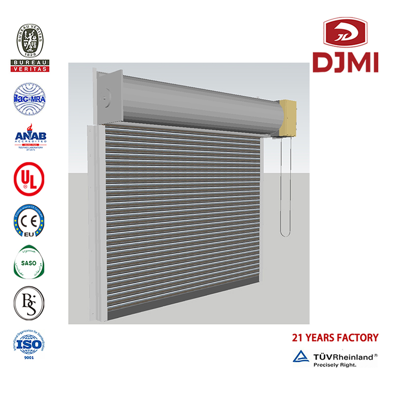 Hot Selling Eletric Roll Up to Doors White Garage Door Dostosowuj sekcję Anty Theft Panel Garage Drzwi Wielofunkcyjne Wysoka Jakość Cienie Przejrzyste Garaż