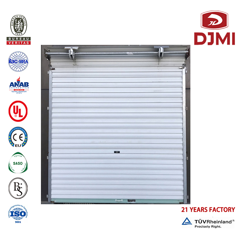 Brand New Cheap Doors Single 16X8 Garage Door Hot sprzedając Eletric Roll Up to Doors White Garage Door Dostosowuj Sectional Anti Theft Panel Garage Drzwi