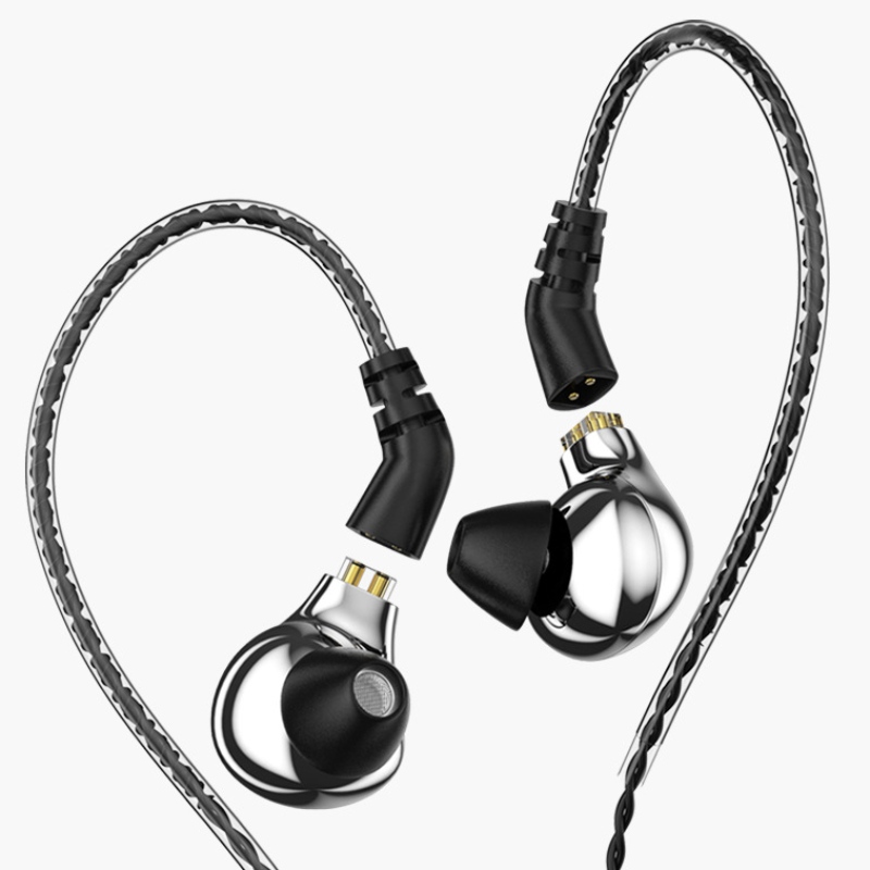 Audifonos In Ear Monitoring Headset HiFi Wysokiej jakości przewodowy zestaw słuchawkowy odporny na pot i sport