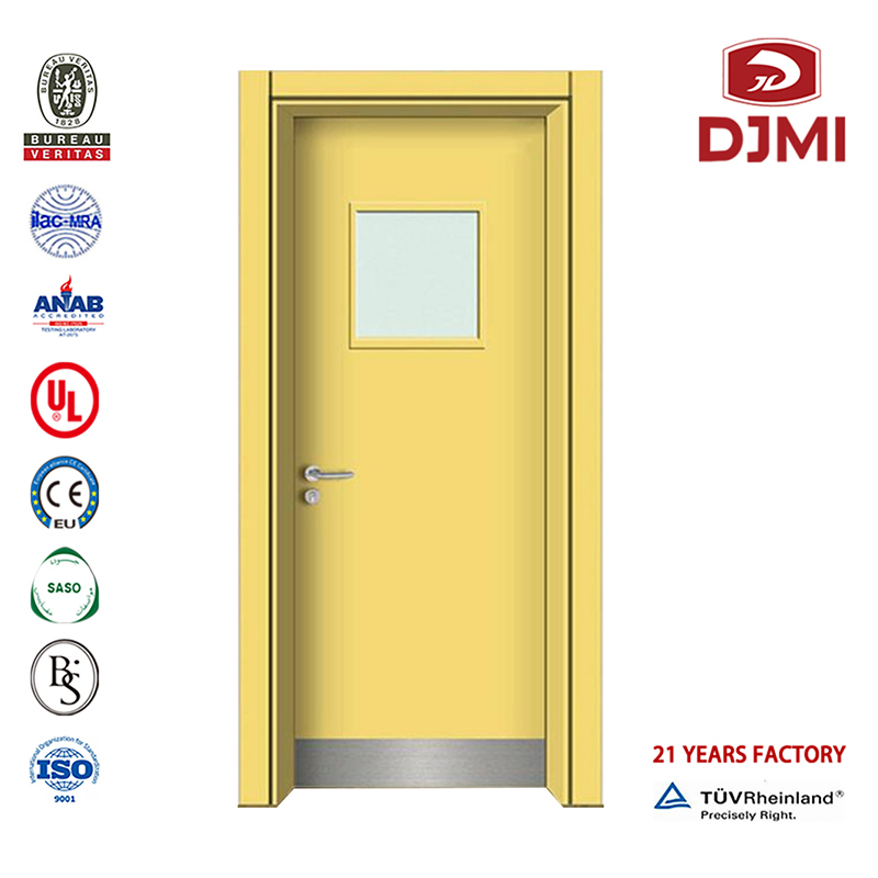Wysokiej jakości Drzwi przemysłowe Solid Dren Pine Wood Flush Tanie Swing Hospital Doors Inter Wood Designs Mdf Drzwi Indywidualne Inter Wood Doors