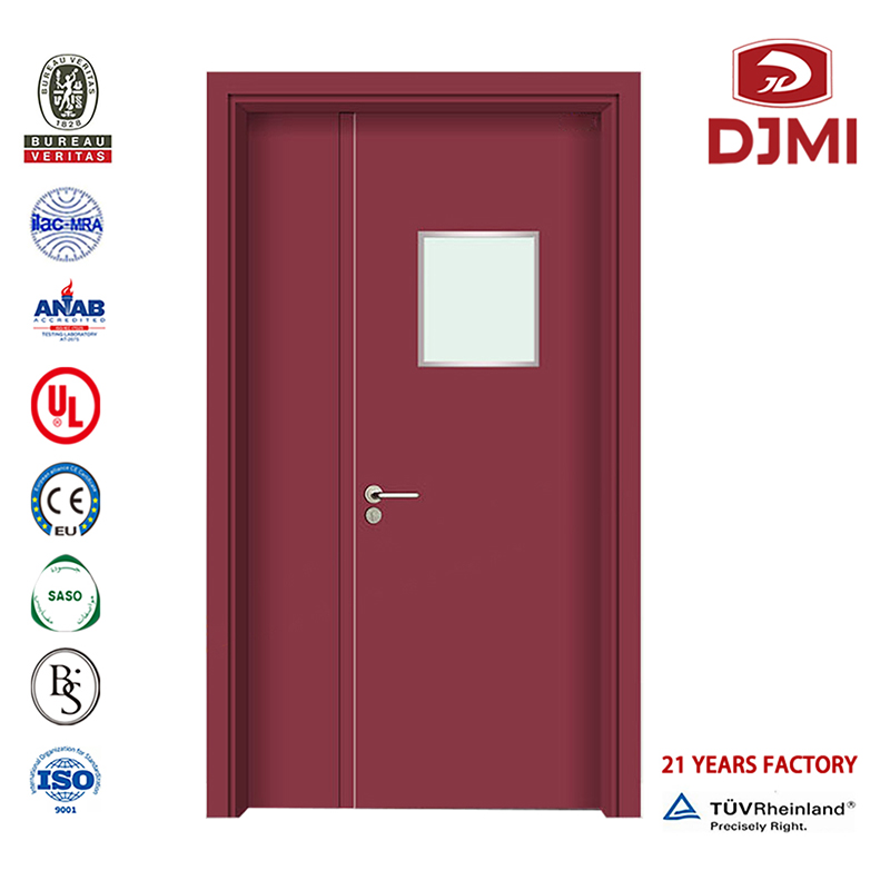 Tanie drewno z Side Windows Toilet Standard Hospital Drzwi na zamówienie Fiberglass Hotel Equipment European Design Door Ustawienia Stain grade Zewnętrzne Drzwi Hotel Fire Oceń New Model Hospital