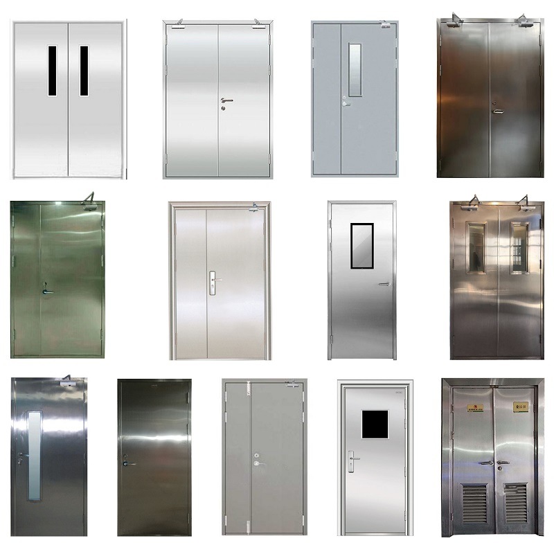 Factory Special Doors Typ Fire Octan Door Hot Saleng Security Main Design Factory Sliding Door Commercial Exterior Fire Rated Steel Doors