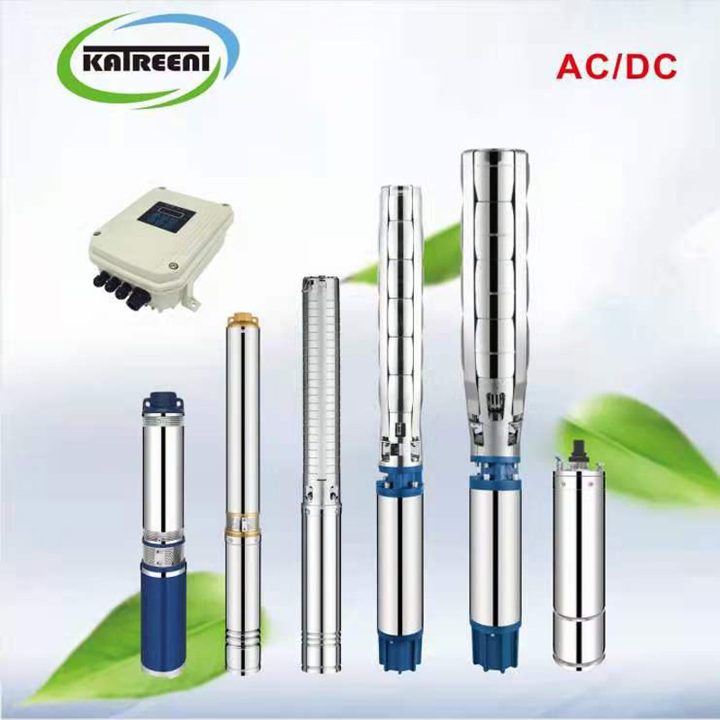 6 cali 8 cali Zatapialny odwiert ze stali nierdzewnej Głęboka studnia Pionowa wielostopniowa słoneczna pompa wodna