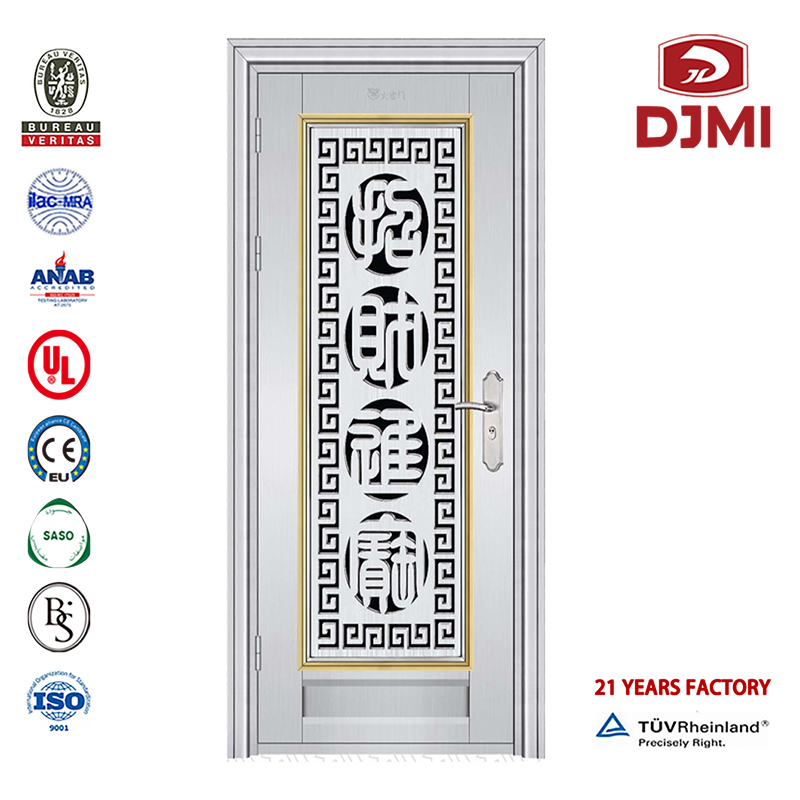 Stalowe szklane drzwi nowe ustawienia Sliding Double Glass Doors Luksusowy Drzwi ze stali, chińskie Fabryka Outer Leisure Security Własny projekt hiszpański styl malowania zamkiem z systemem nierdzewnej stali